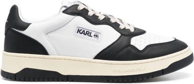 Karl Lagerfeld panelled low-top sneakers White