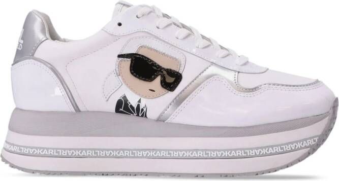 Karl Lagerfeld Velocita II platform sneakers White