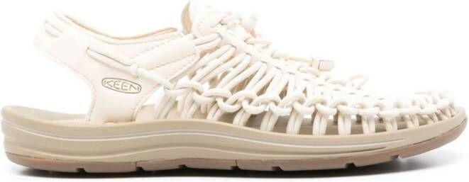 KEEN FOOTWEAR Uneek logo debossed sandals Neutrals