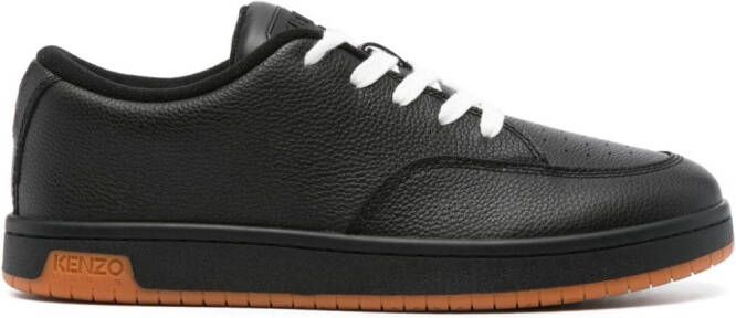 Kenzo -Dome grained leather sneakers Black