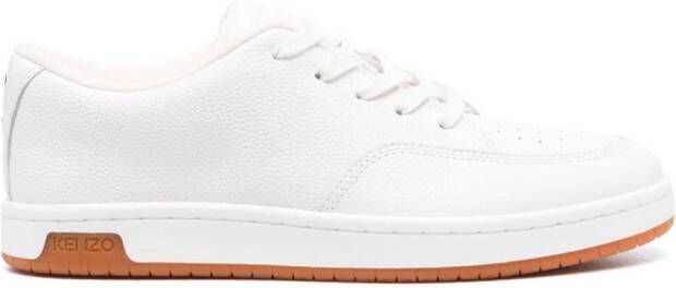 Kenzo embroidered-logo lace-up sneakers White
