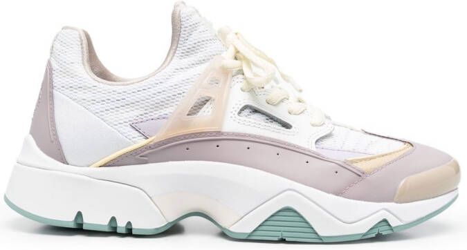 Kenzo panelled-design sneakers White