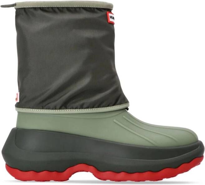 Kenzo x Hunter logo-patch boots Green