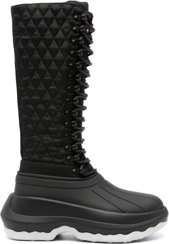 Kenzo x Hunter Tall 70mm lace-up boots Black
