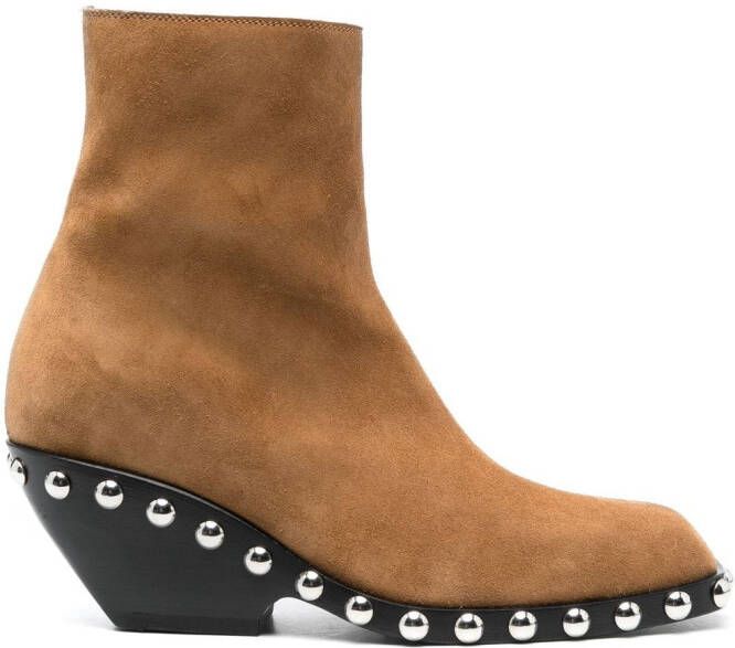 KHAITE Hooper 60mm ankle boots Neutrals