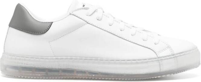 Kiton Ussa088 leather sneakers White