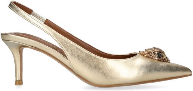 Kurt Geiger London 60mm Belgravia slingback pumps Gold