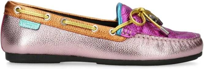 Kurt Geiger London Eagle leather moccasins Multicolour