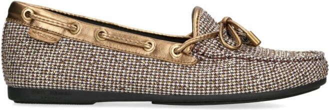 Kurt Geiger London Eagle leather moccasins Neutrals
