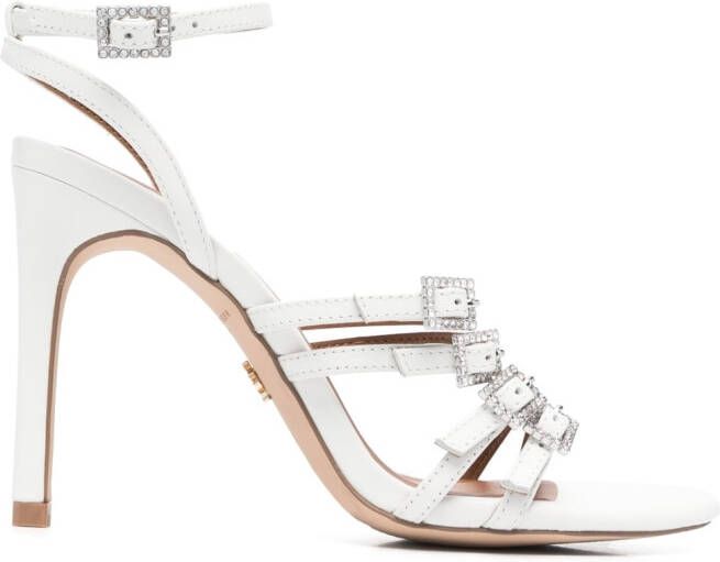 Kurt Geiger London multi-strap 100mm heeled sandals White