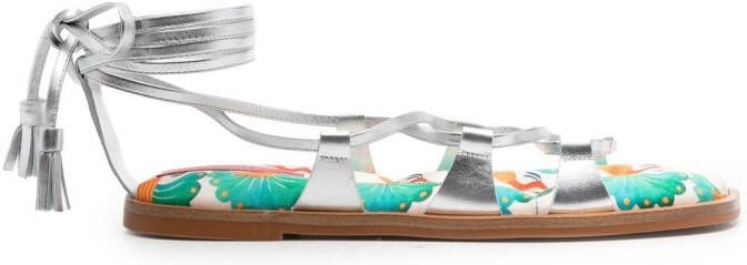 La DoubleJ Gladiator flat sandals Grey
