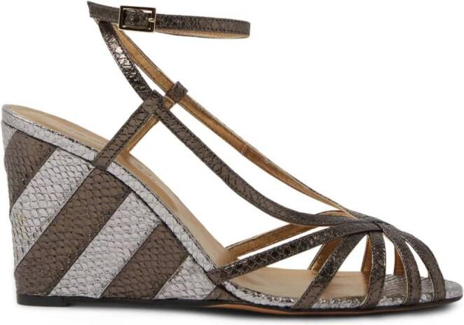 La DoubleJ The Weekend wedge sandals Grey