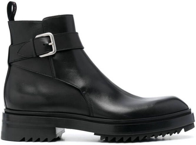 Lanvin Alto leather ankle boots Black