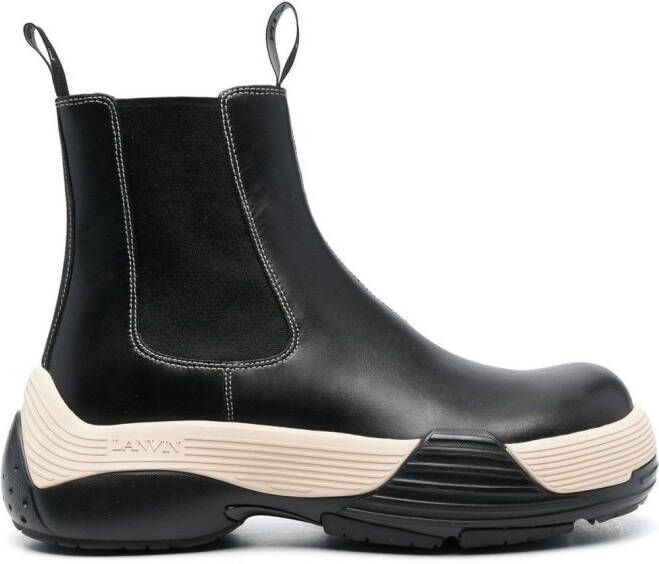 Lanvin Flash-X leather Chelsea boots Black