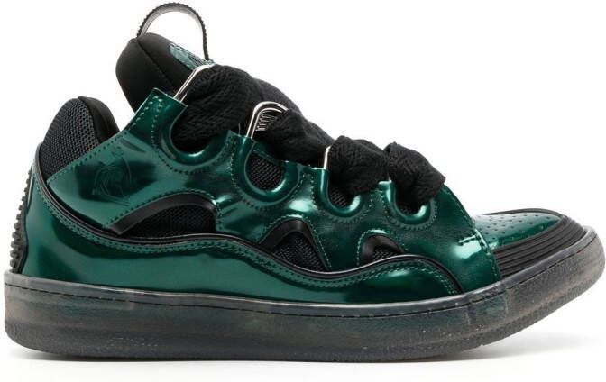 Lanvin Curb lace-up sneakers Black