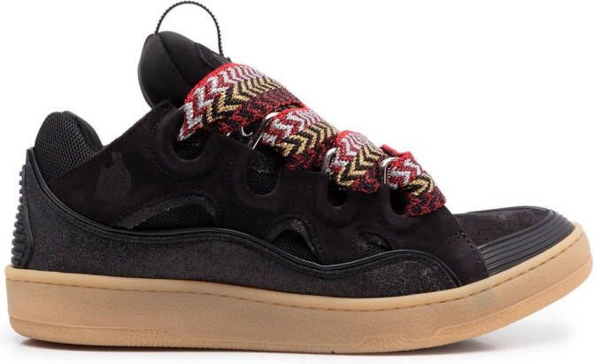 Lanvin Curb lace-up sneakers Black