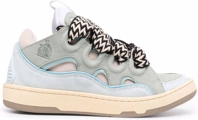 Lanvin Curb lace-up sneakers Blue