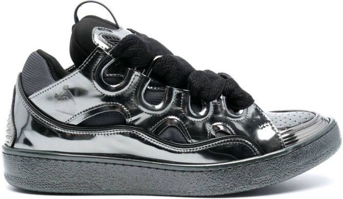 Lanvin Curb lace-up sneakers Grey