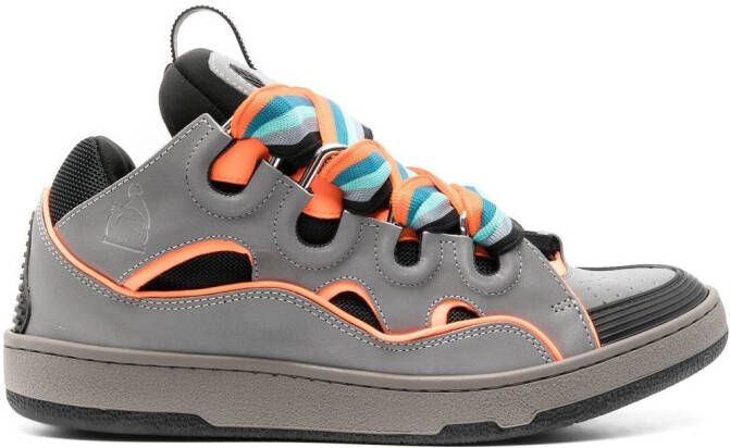 Lanvin Curb lace-up sneakers Grey