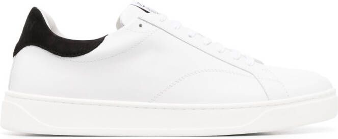 Lanvin DDB0 low-top leather sneakers White
