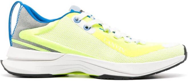 Lanvin logo-detail mesh sneakers White