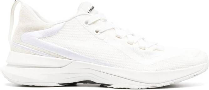 Lanvin logo-detail mesh sneakers White