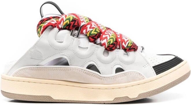 Lanvin low-top leather sneakers White