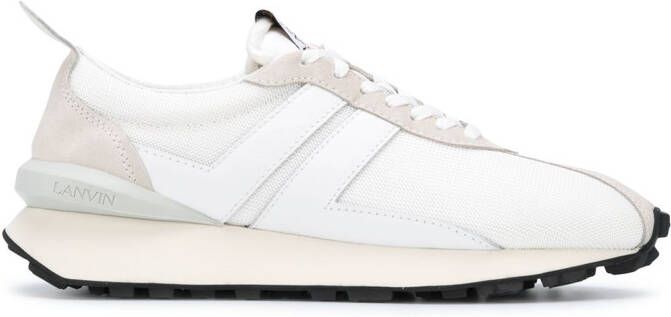 Lanvin panelled low-top sneakers White