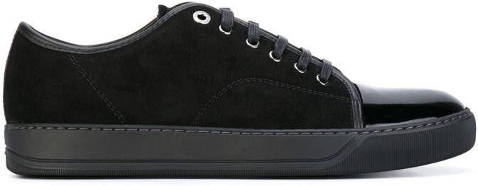 Lanvin suede sneakers Black