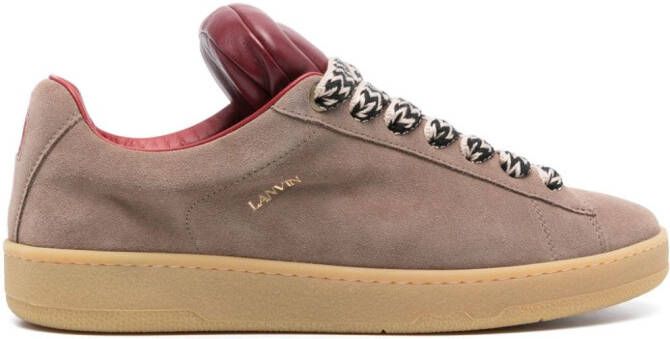 Lanvin x Future Hyper Curb suede sneakers Brown