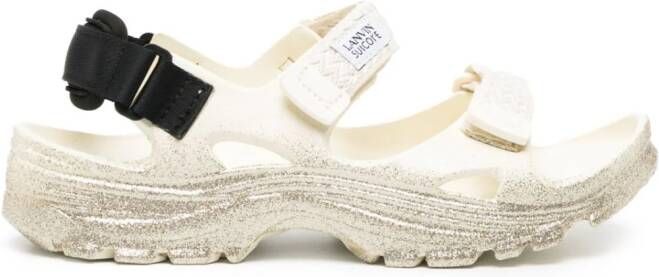 Lanvin x Suicoke Wake Curb sandals Neutrals