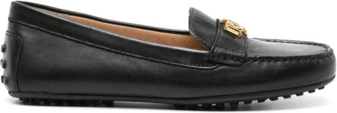 Lauren Ralph Lauren Barnsbury Driver leather loafers Black