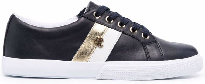 Lauren Ralph Lauren Janson leather sneakers Black
