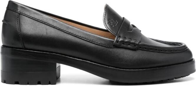 Lauren Ralph Lauren Wren 40mm almond-toe loafers Black