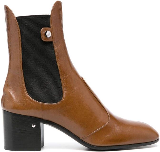 Laurence Dacade Angie 55mm leather ankle boots Brown