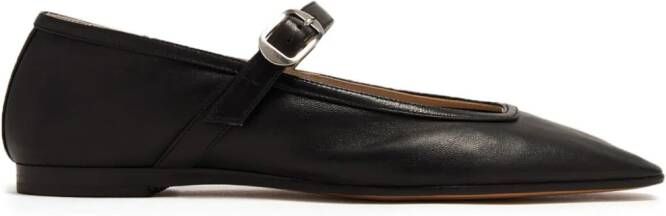 Le Monde Beryl buckle-fastening leather Mary Janes Black
