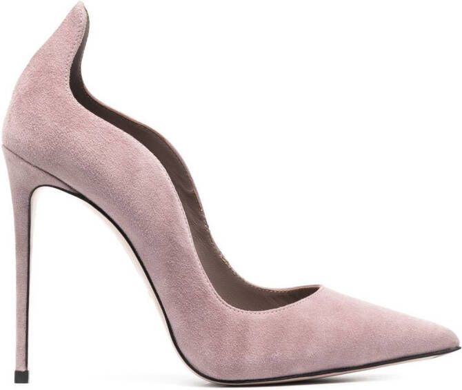 Le Silla 125mm Ivy suede pumps Pink