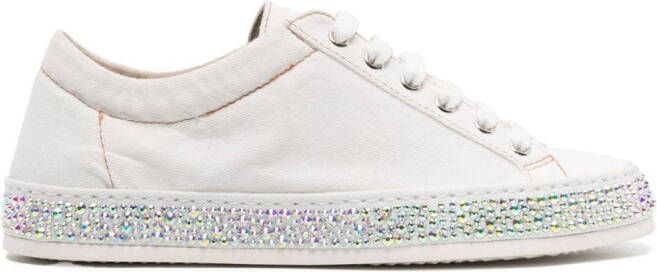 Le Silla Andrea canvas sneakers White