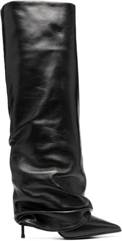 Le Silla Andy 120mm pointed-toe boots Black