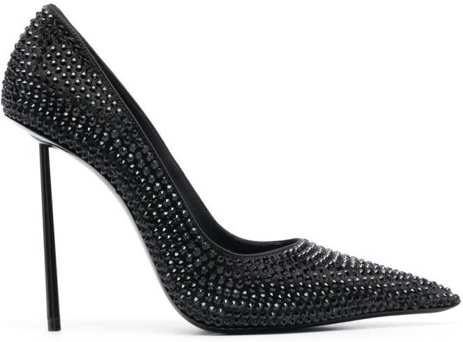 Le Silla Bella 120mm embellished pumps Black