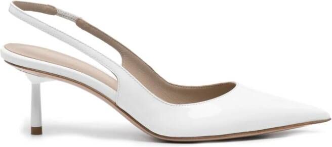Le Silla Bella 60mm patent leather pumps White