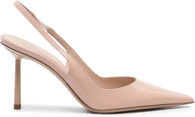 Le Silla Bella 95mm patent leather pumps Neutrals