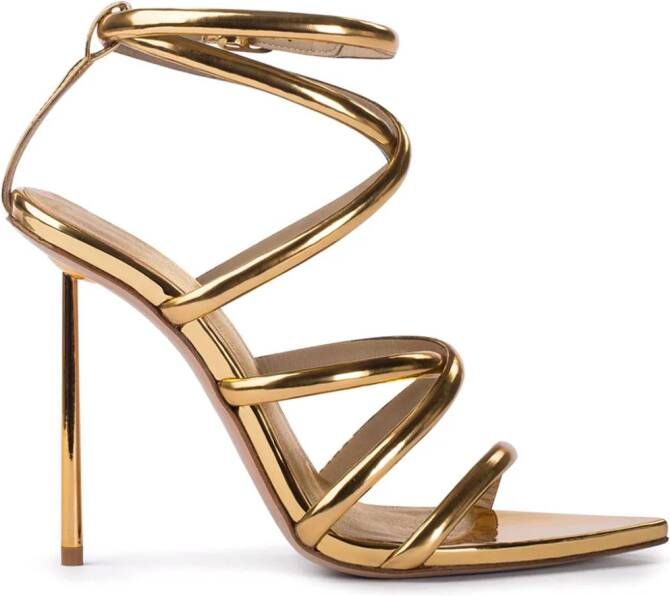 Le Silla Bella leather sandals Gold