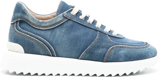 Le Silla Claire denim sneakers Blue