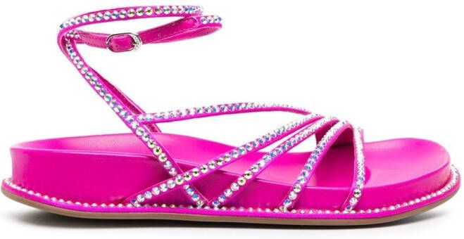 Le Silla crystal-embelished sandals Pink