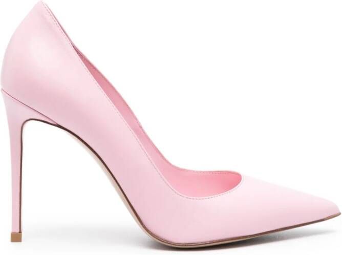Le Silla 100mm Eva leather pumps Pink