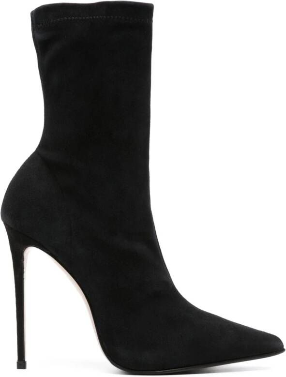 Le Silla Eva 115mm pointed-toe boots Black