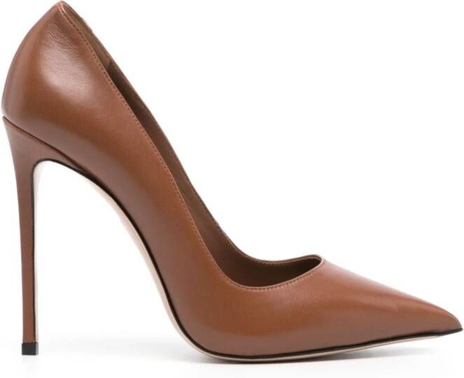 Le Silla Eva 115mm pointed-toe pumps Brown