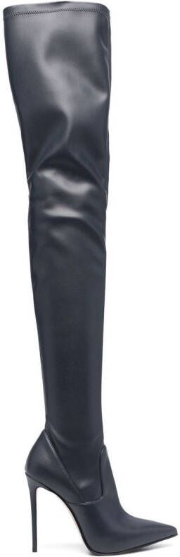 Le Silla Eva 115mm thigh-high boots Blue