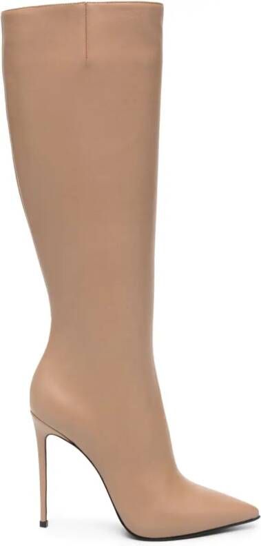 Le Silla Eva 120mm knee-high boots Brown